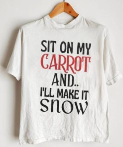 Sit On My CARROT Funny Rude Novelty Christmas Shirt