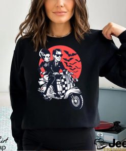 Ska Lloween Man And Women Driving Scooter At Halloween Official Tee Shirt