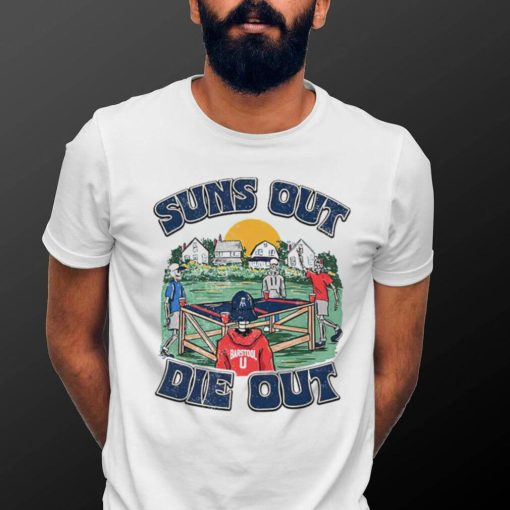 Skeleton Bong suns out die out shirt