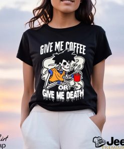 Skeleton Goku give me coffee or give me death shirt