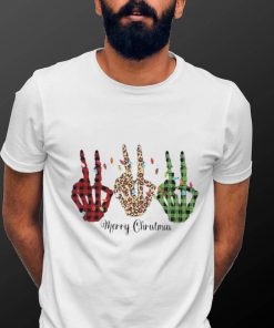 Skeleton Hand Funny Christmas tshirts