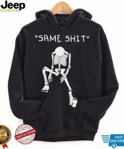 Skeleton same shit different day shirt