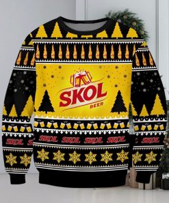 Skol Beer Ugly Christmas Sweater, Gift for Christmas Holiday