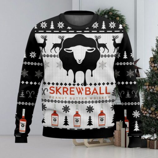 Skrewball 3D Sweater Christmas Gift Ugly Christmas Sweater