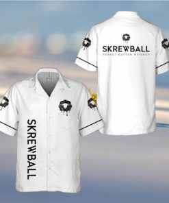 Skrewball Peanut Butter Whiskey Hawaiian Shirt