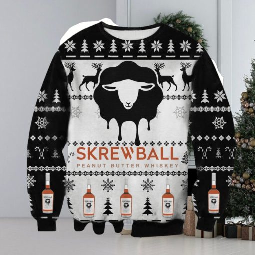 Skrewball Ugly Christmas Sweater, Gift for Christmas Holiday