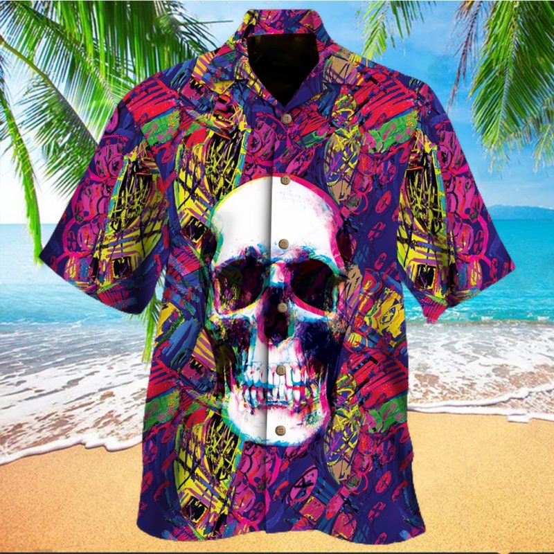 Skull Aloha Hawaiian Shirt