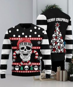 Skull Merry Creepmas Ugly Christmas Sweater