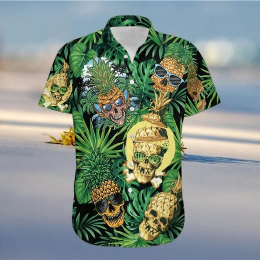 Skull Pineapple Tropical Hawaiian Shirt