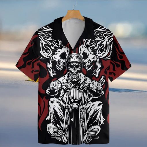 Skull Rider Motorcycle Ez20 0503 Hawaiian Shirt