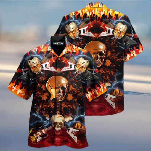 Skull Rock N Roll Edition – Hawaiian Shirt .