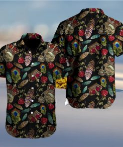 Skull Rose Hawaiian Shirt For Men Women Adult