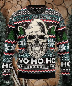 Skull Scary Ugly Christmas Sweater Thankgiving Gift Men Women