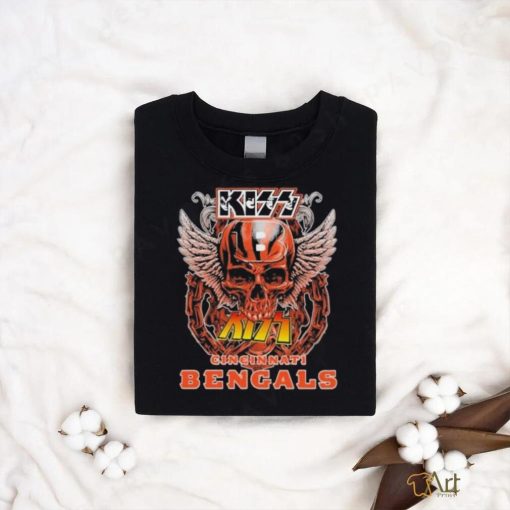 Skull Wings Kiss Cincinnati Bengals Shirt