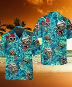 Skull Zombie Pirate Aloha Hawaiian Shirt