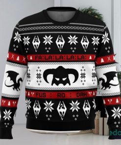 Skyrim Fusrodah 3D Ugly Christmas Sweater Unisex Christmas Sweater For Men And Women