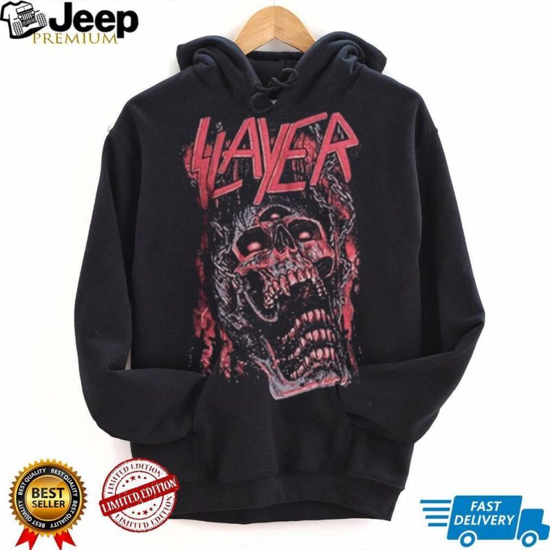 Slayer T Shirt Meat Hooks Skeleton Grave Band Logo Official