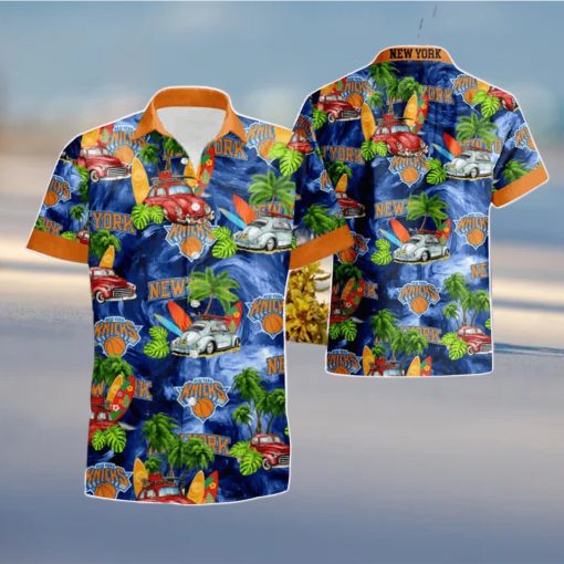 Slim Fit Body New York Knicks Hawaiian Shirt