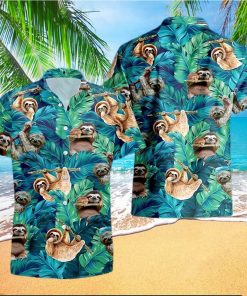 Sloth Cattle Hawaii Shirt Hawaiian Aloha Lover