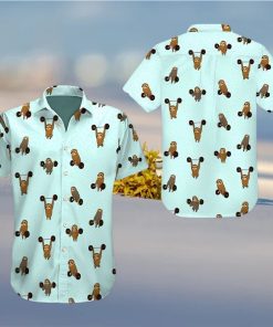 Sloth Lifting Blue High Quality Unisex Hawaiian Shirt