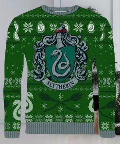 Slytherin Sleigh Bells Ugly Christmas Sweater