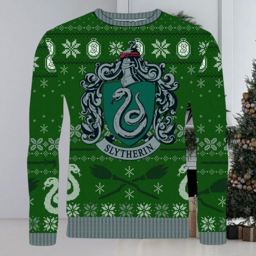 Slytherin Sleigh Bells Ugly Christmas Sweater