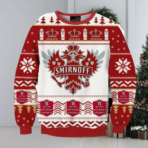 Smirnoff Vodka Ugly Christmas Sweater, Gift for Christmas Holiday