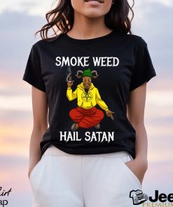 Smo ke Weed Hail Sat an Classic T Shirt