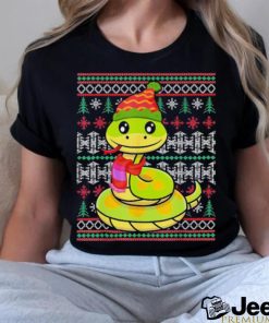 Snake Santa Claus Lovely Merry Xmas T Shirt