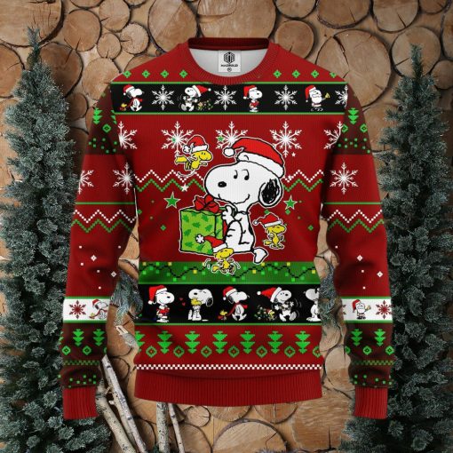 Snooby Red Brown Funny Ideas Ugly Christmas Sweater Gift Thanksgiving