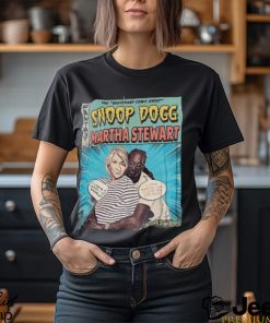 Snoop Dogg Comic Shirt 90S Vintage Merch Art Martha Stewart Bff Potluck Dinner Party Cooking 2023 Graphic Tee Gift For Fan V1 Unisex Hoodie