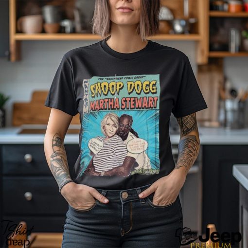 Snoop Dogg Comic Shirt 90S Vintage Merch Art Martha Stewart Bff Potluck Dinner Party Cooking 2023 Graphic Tee Gift For Fan V1 Unisex Hoodie