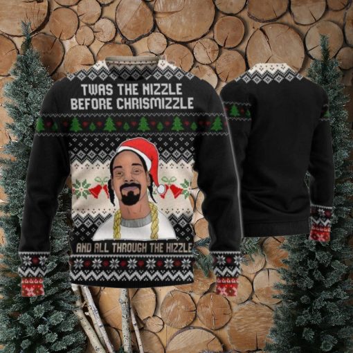 Snoop Dogg Fo Shizzle Twas The Nizzle Before Chrismizzle Sweater Style 2 For Men And Women Gift Christmas