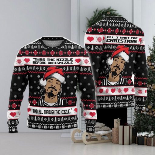 Snoop Dogg Ugly Christmas Sweater Xmas Christmas Gift