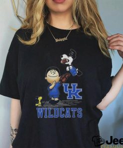 Snoopy And Charlie Brown Kentucky Wildcats The Peanuts T shirt