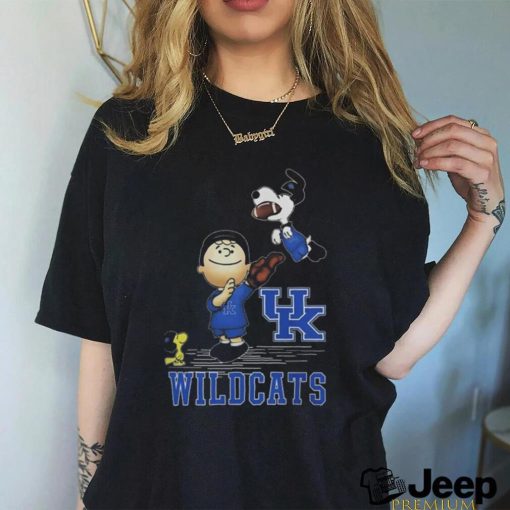 Snoopy And Charlie Brown Kentucky Wildcats The Peanuts T shirt