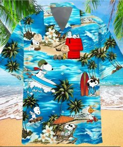 Snoopy And Charlie Brown The Peanuts Movie Aloha Hawaiian Shirt