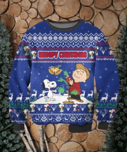 Snoopy And Charlie Brown Ugly Christmas Sweater Perfect Holiday Gift