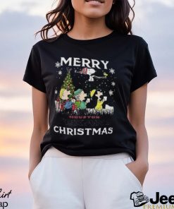 Snoopy And Friends Merry Houston Texans Christmas Shirt