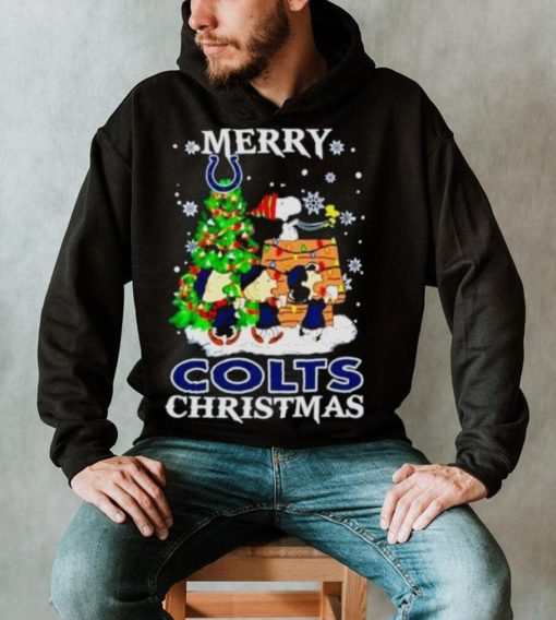 Snoopy And Friends Merry Indianapolis Colts Christmas Shirt