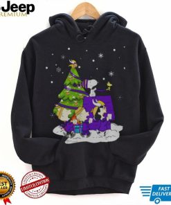 Snoopy And Friends Minnesota Vikings Christmas Shirt