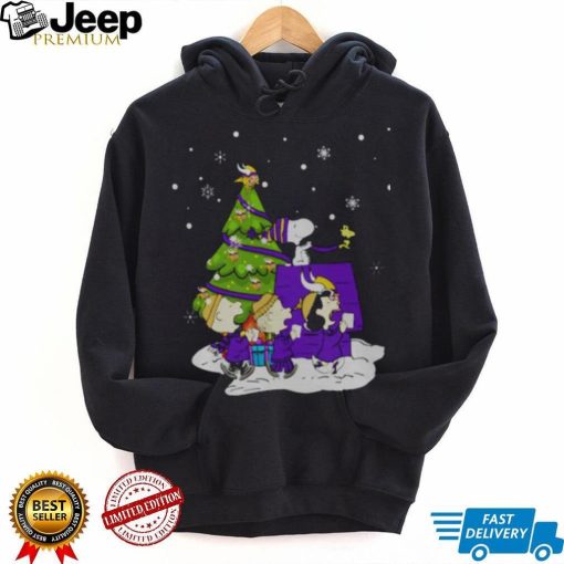 Snoopy And Friends Minnesota Vikings Christmas Shirt