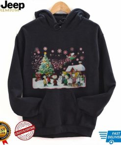 Snoopy And Friends Singing Around Christmas Shirt