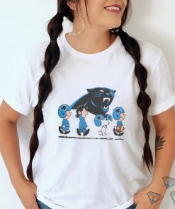 Snoopy And Friends Walking Carolina Panthers Shirt