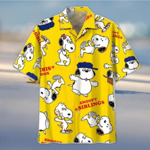 Snoopy And Siblings Summer Time Hawaiian Shirt