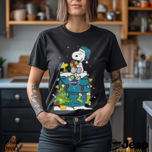 Snoopy And Woodstock Charlotte Hornets Merry Christmas sweater