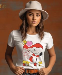 Snoopy And Woodstock Happy Valentine’s Day Shirt