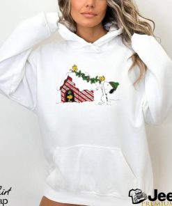 Snoopy And Woodstock Hat Santa Home Decoration Merry Christmas Shirt