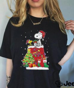 Snoopy And Woodstock St Louis Cardinals Christmas Tree Shirt