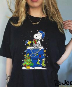 Snoopy And Woodstock St. Louis Blues Christmas Tree shirt